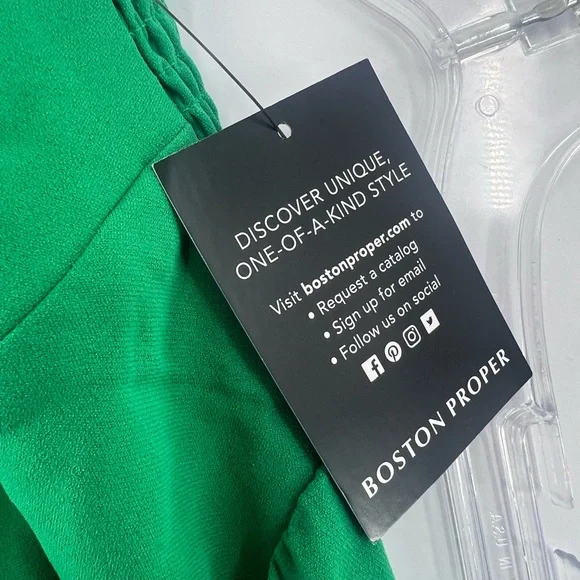 Boston proper Versatile Tiered Short Dress green new size XS - Picture 5 of 8